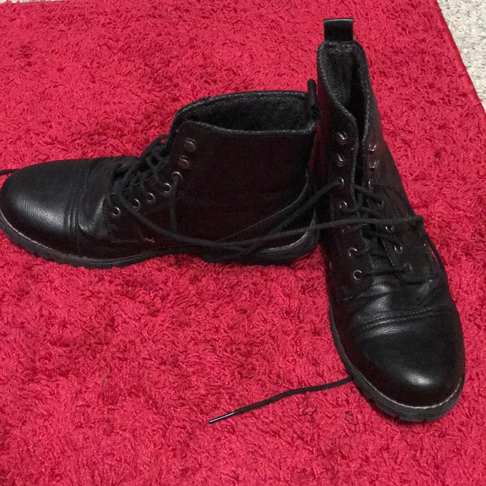 Black Combat Boots